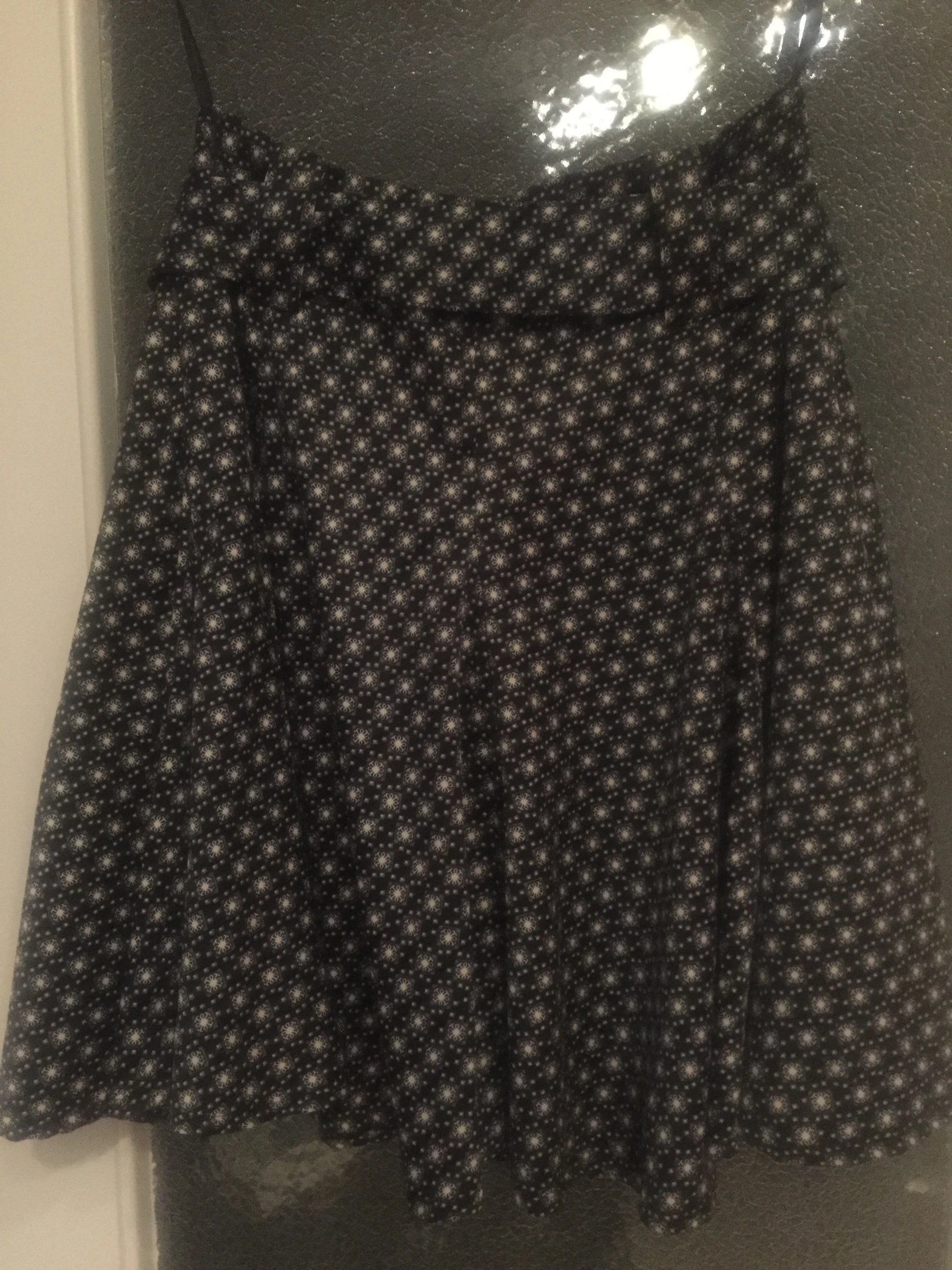 Black dancer skirt with cream patterns – photo 2